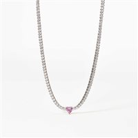 Collana Mabina Donna TENNIS CLUB in Argento Zircone 553453 - 553453